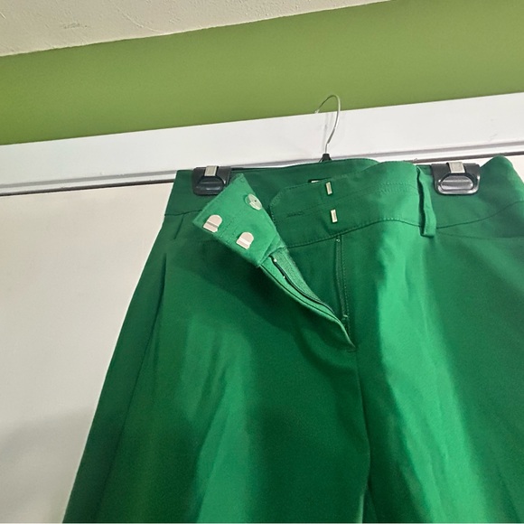 Green High-Waisted Trousers - Picture 3 of 5